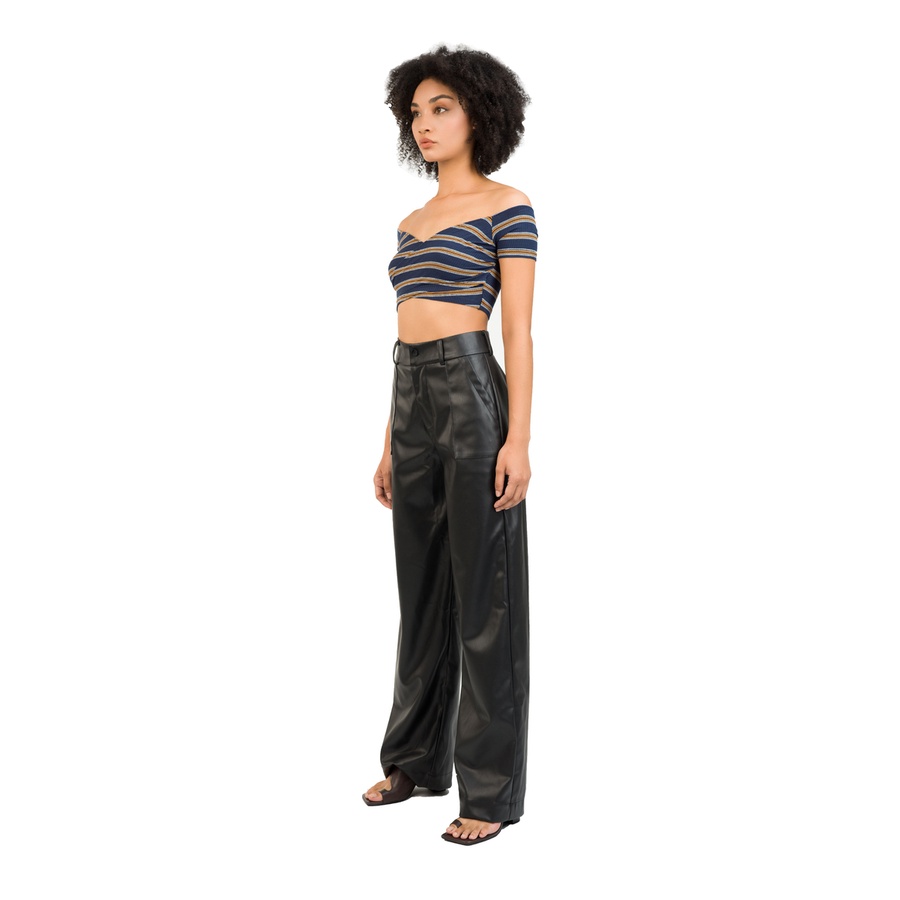 Là min - Quần Leather Trousers