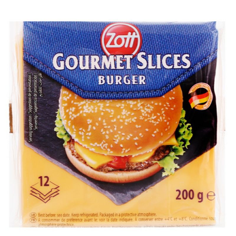 Phô mai lát Zott: Toast/ burger/sandwich
