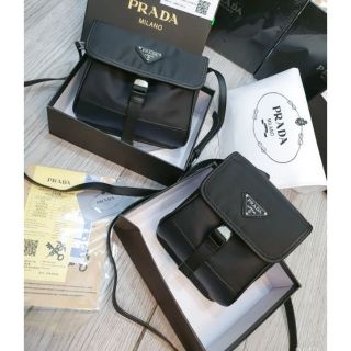 Túi prada unisex chất dù sz 20 (kèm hộp)