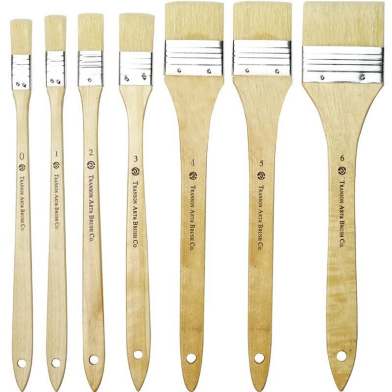 Cọ Sơn Dầu Tay Cầm Gỗ Chuyên Nghiệp