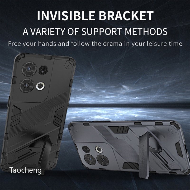 Ốp Lưng Giáp Cứng Có Chân Chống Ngang Cho Điện Thoại OnePlus 10T 10 T 10Pro Ace Pro 5G