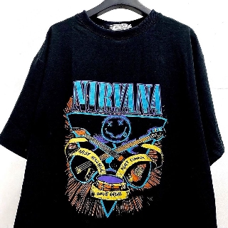 Áo Thun NIVANA hình thật - form unisex