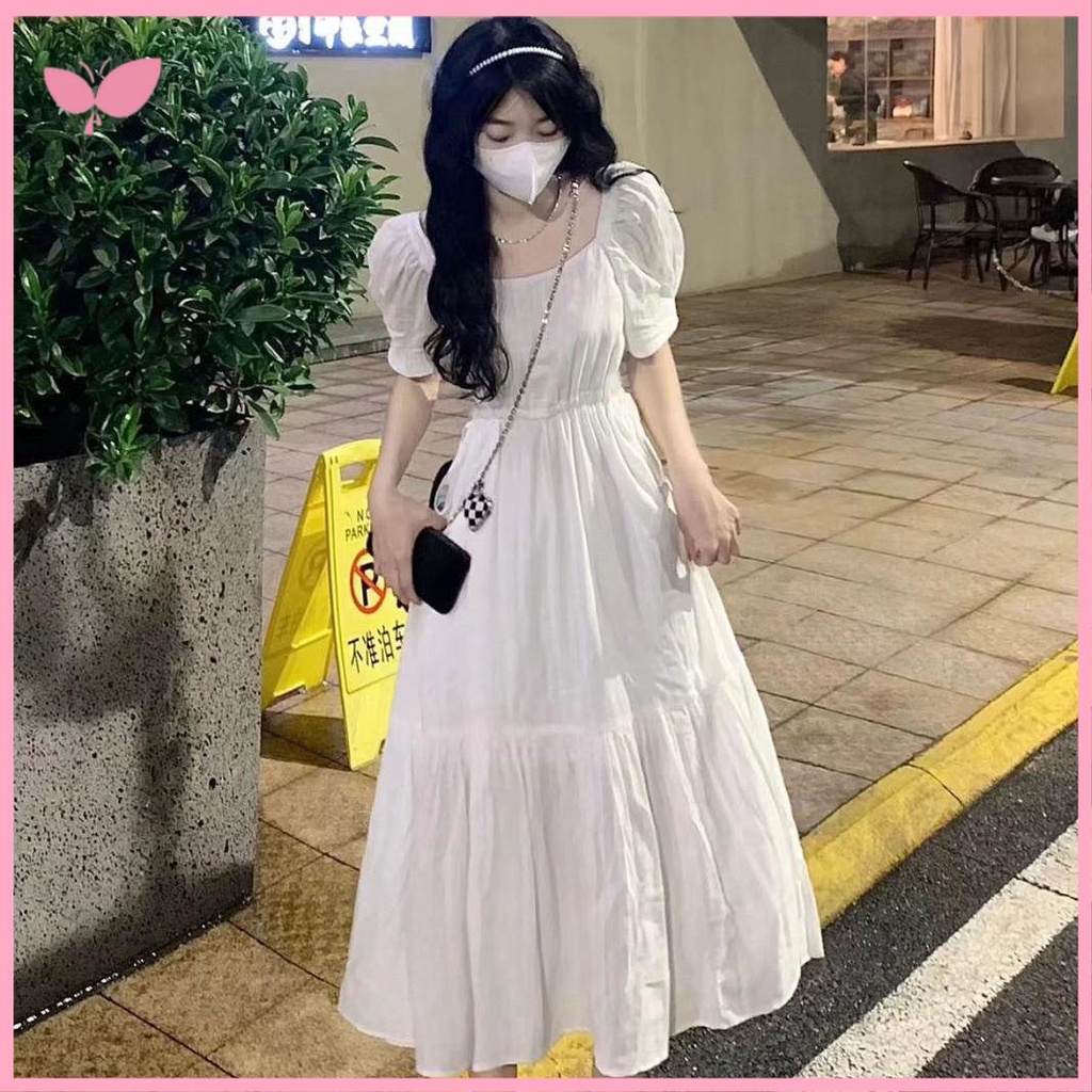 Váy babydoll đầm babydoll tay phông Đầm Công Chúa Dáng Rộng Tay Phồng Phong Cách Nhật Bản Thời Trang Mùa Hè Hàng Mới Dành Cho Bạn Nữ