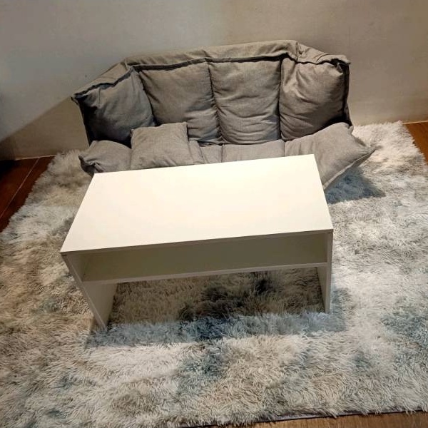 Bàn Trà Đa Năng IGA  2 Tầng Sử Dụng Làm Bàn Học Bàn Trang Điểm Ngồi Bệt Phong Cách Độc Lạ - GP147