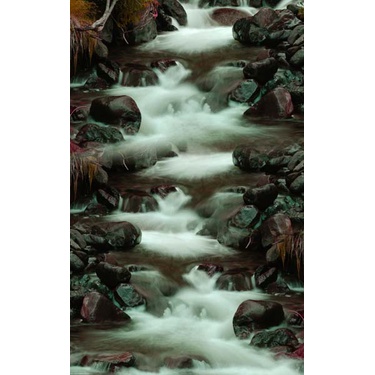 Tranh thác nước thiên nhiên tặng keo và dụng cụ dán