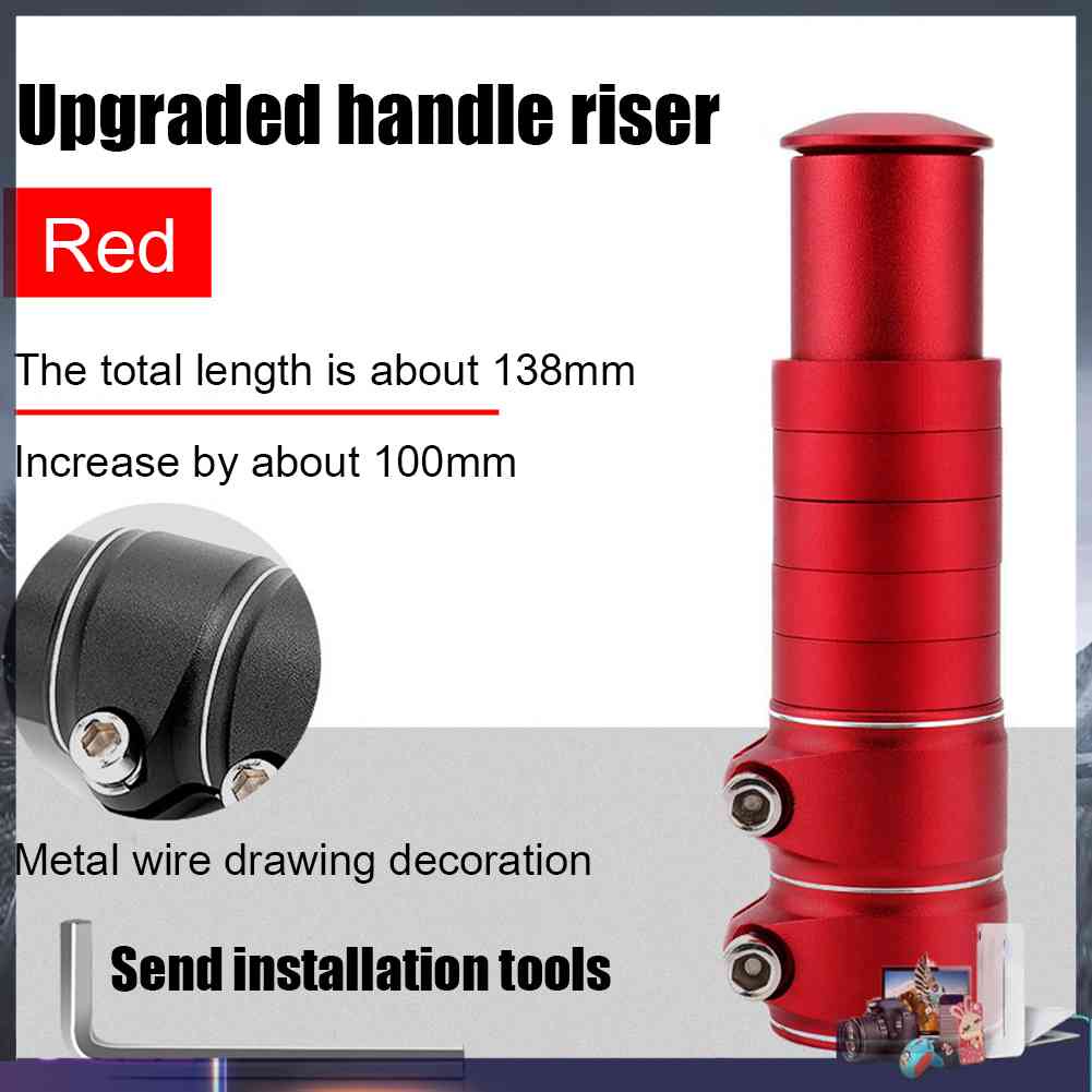 Thanh Nối Dài Tay Lái Xe Đạp Bằng Hợp Kim Nhôm