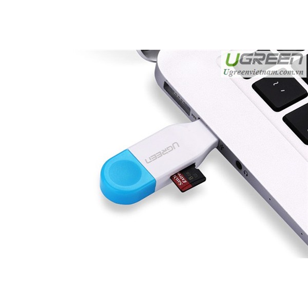 Đầu đọc thẻ 2 in 1 hỗ trợ OTG và USB TF / Micro-SD card Ugreen 30358