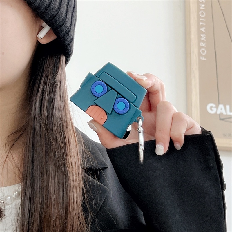 Vỏ Bảo Vệ Hộp Sạc Tai Nghe bluetooth Không Dây Bằng Silicon Mềm Họa Tiết Hoạt Hình 3D Dễ Thương Cho THINKPLUS LENOVO LP40