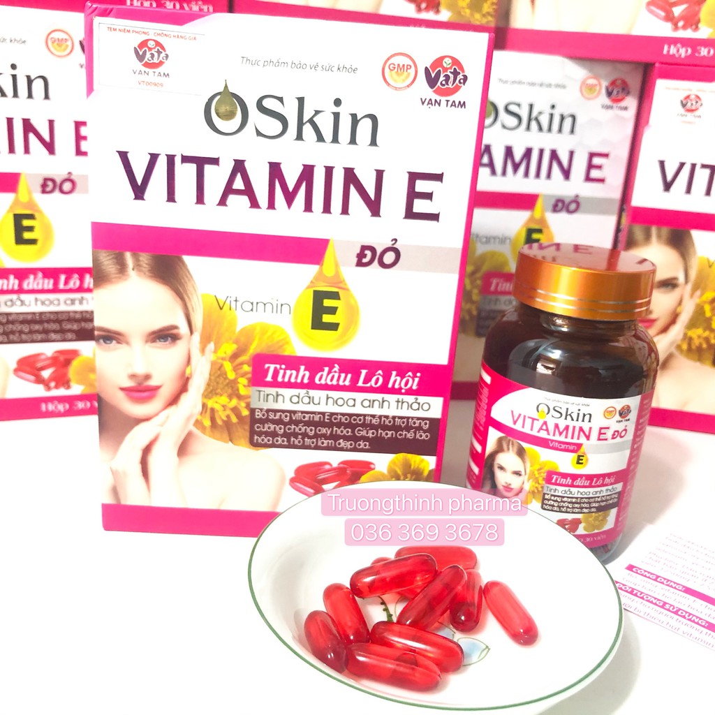 OSkin Vitamin E đỏ