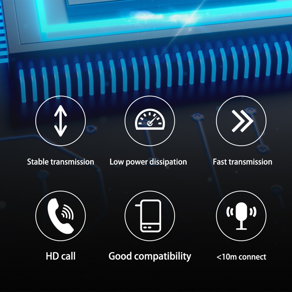 Tai Nghe Bluetooth 5.0 Hel + Rd09 Móc Tai Có Thể Sạc Lại