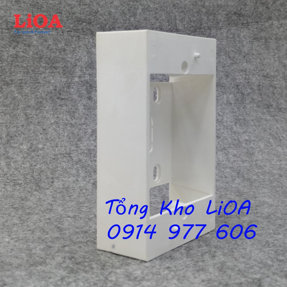 Đế nổi đơn LiOA dùng cho các mặt chữ nhật và mặt Module Concept