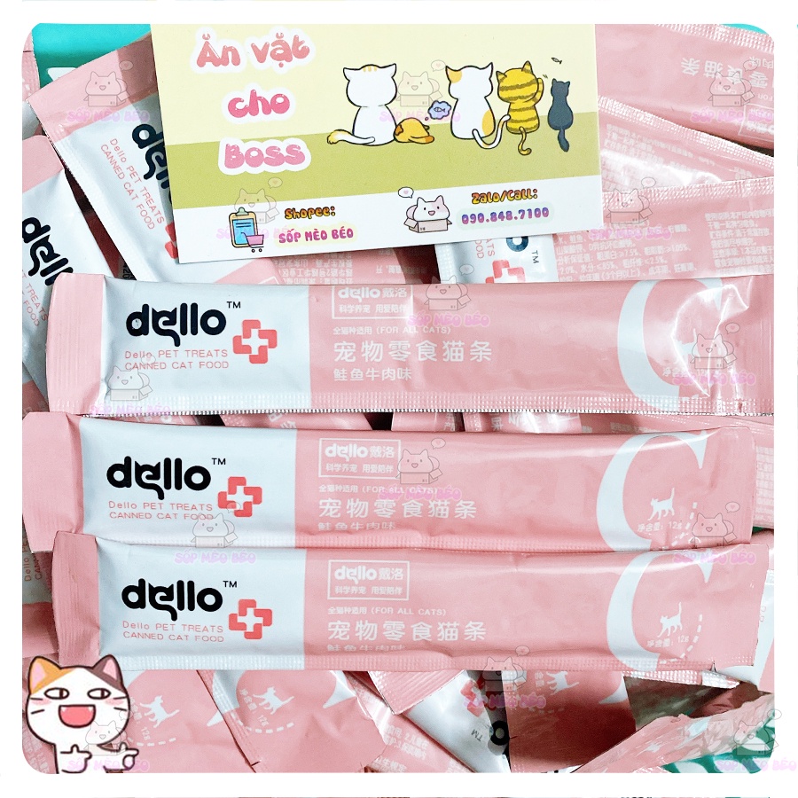 Soup thưởng DELLO 12gr cao cấp hàng hiếm nha Sen ui