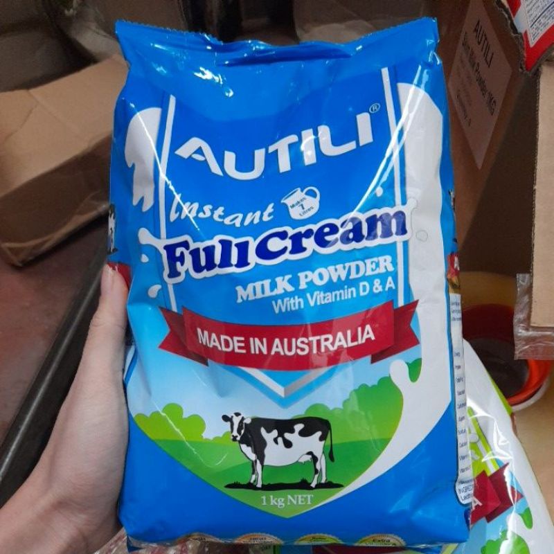 Sữa tươi dạng bột Autili của Úc