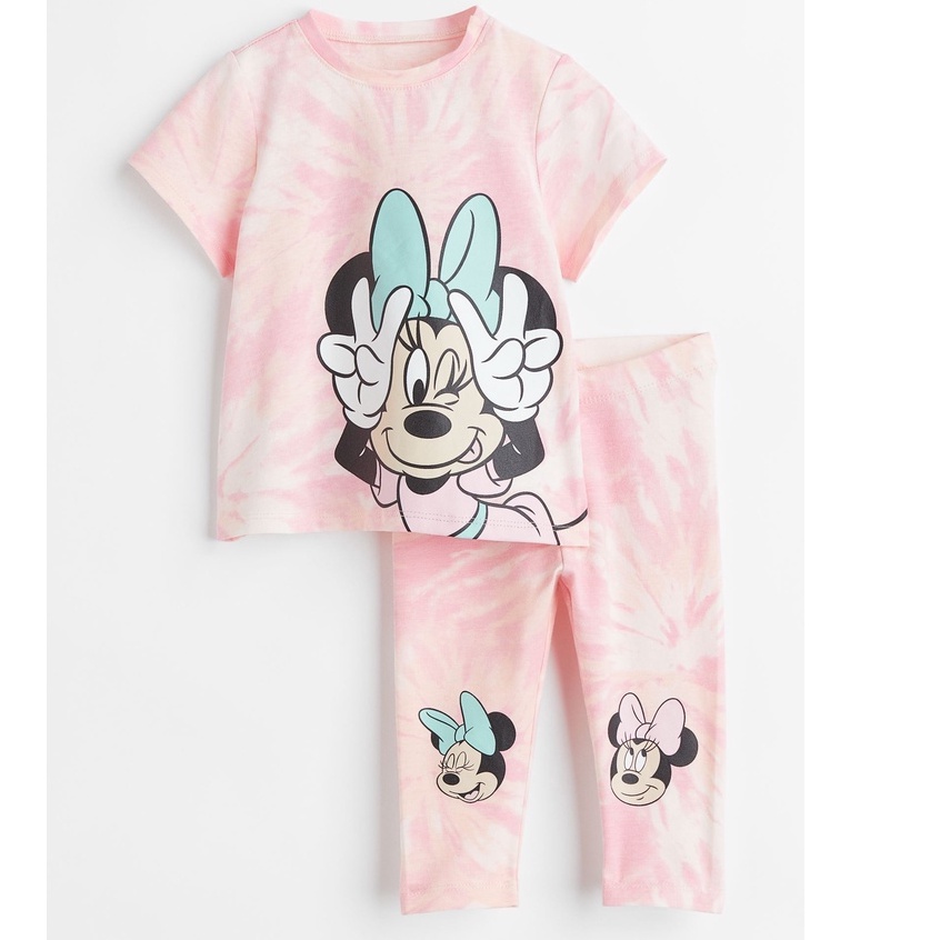 Set mickey HM hồng bé gái_Authentic US