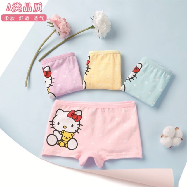 Combo 4 quần chip đùi bé gái