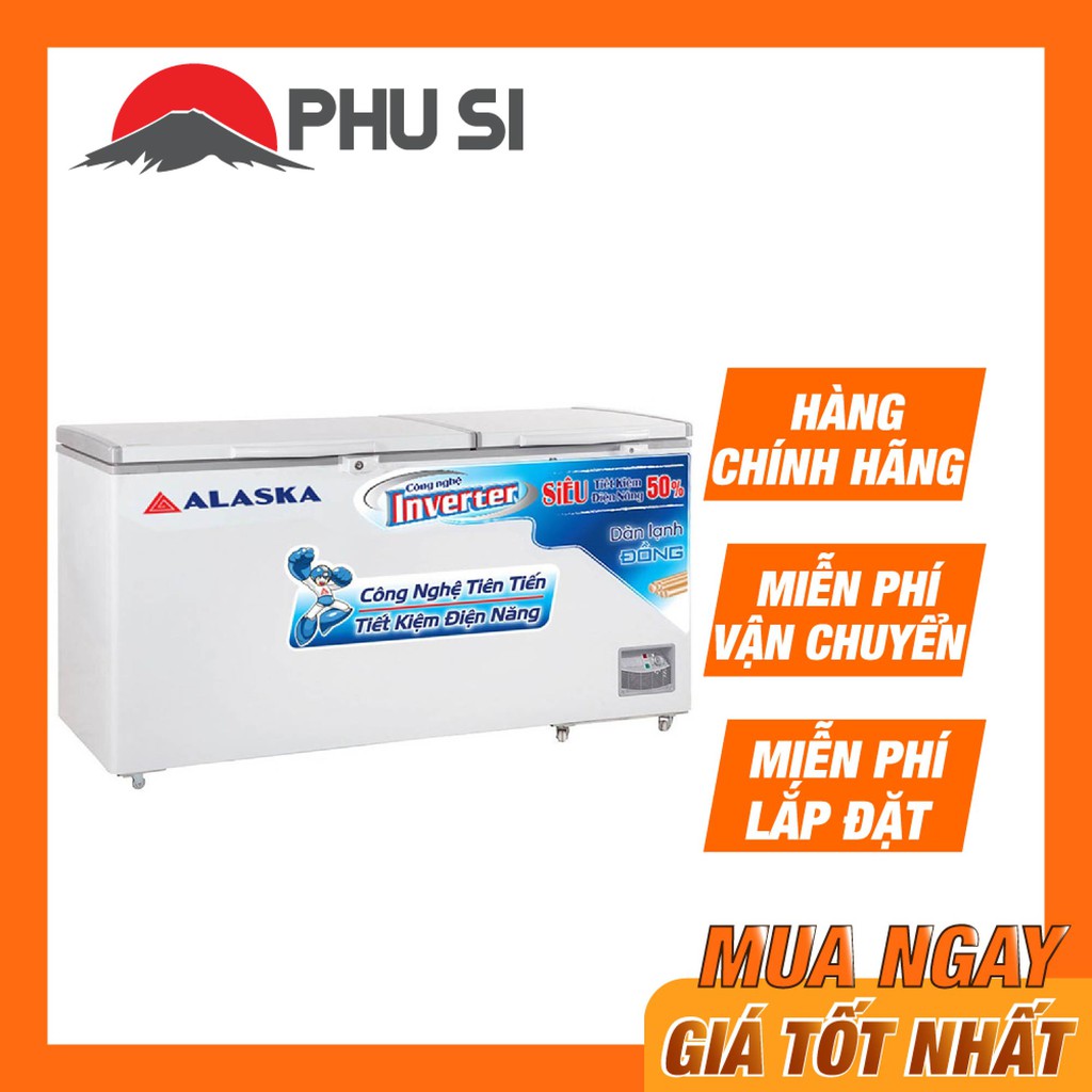 Tủ đông Alaska HB-890 890L