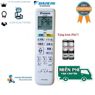 Remote Điều khiển điều hòa Daikin hàng nội địa, nhật bãi - Hàng chính hãng mới 100% Tặng kèm Pin-Điện tử ALEX
