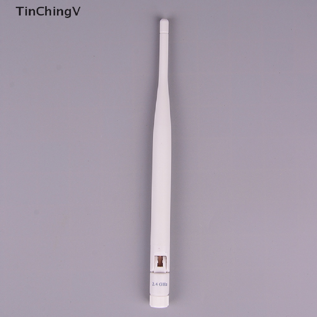 1 Ăng Ten WiFi 5dBi RP SMA 2.4GHz Màu Trắng