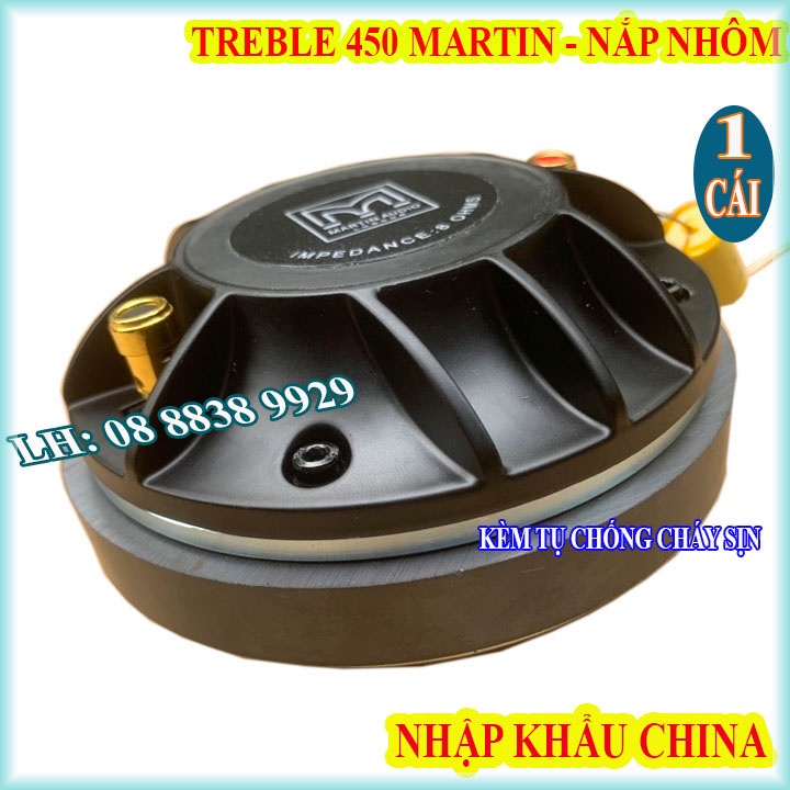 CỦ LOA TREBLE KÈN 450 COIL 44,4 NẮP NHÔM HIỆU MARTIN CAO CẤP NHẬP KHẨU - GIÁ 1 LOA