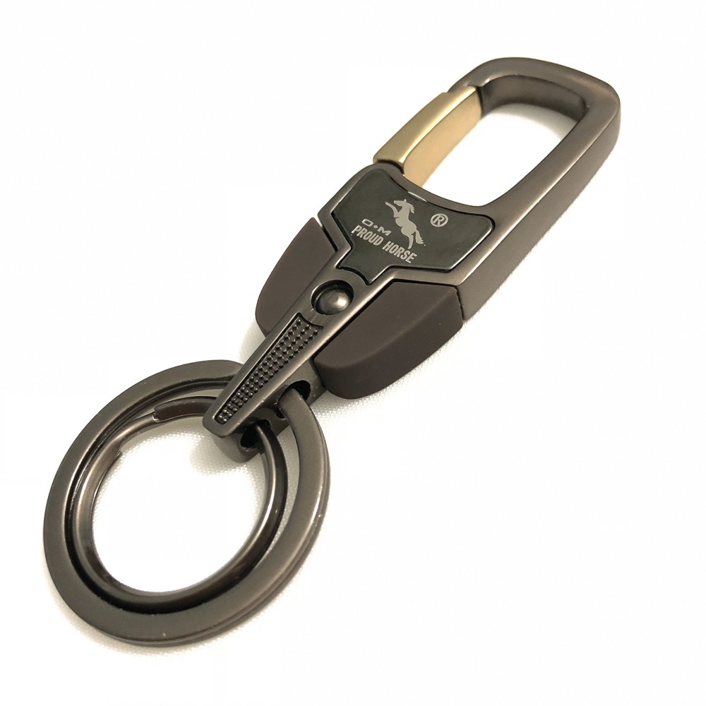 Móc khoá xe máy GADO móc chìa khóa nam lịch lãm OM024 gài thắt lưng inox không gỉ