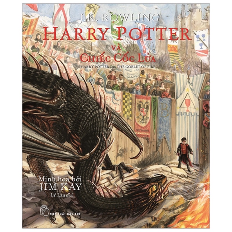 Sách - Harry Potter Và Chiếc Cốc Lửa (Tập 4) - Bản Đặc Biệt Có Tranh Minh Họa Màu