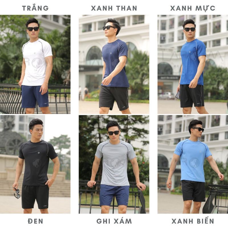 Bộ Thể Thao Nam Laroma 2021 Cổ tròn - Vải PE Dri-Fit Dư Xịn 100% - Nhẹ, Mềm, Thoáng Khí