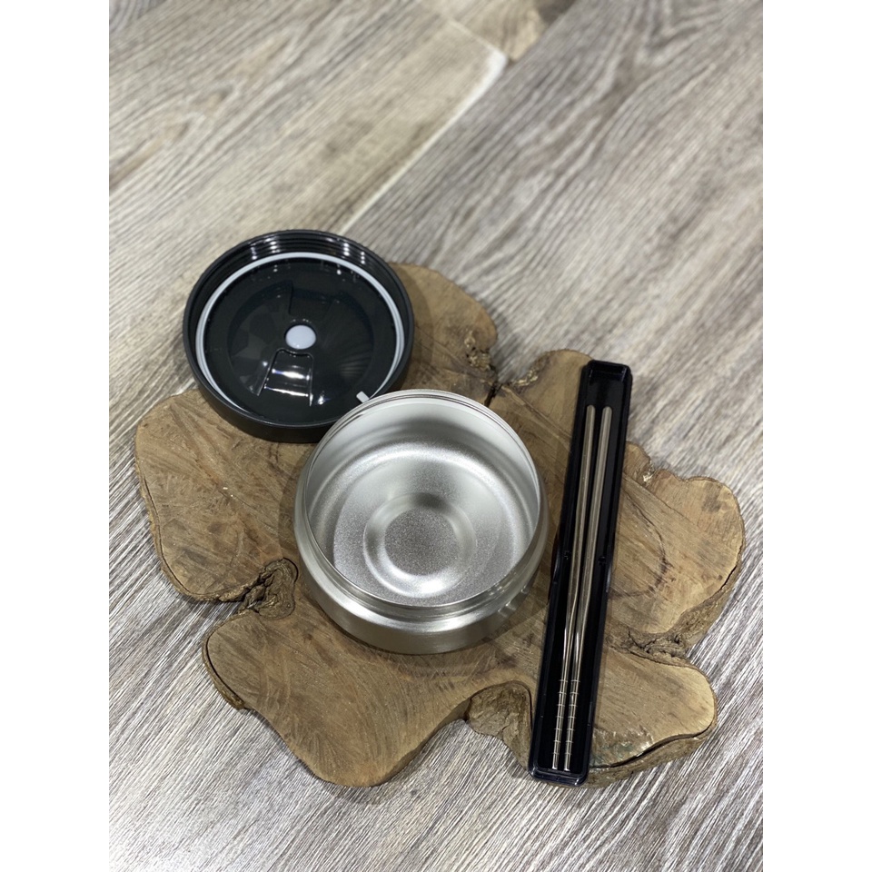 Bộ hộp cơm giữ nhiệt hộp, đựng thức ăn bằng inox LEBENLANG LBT856