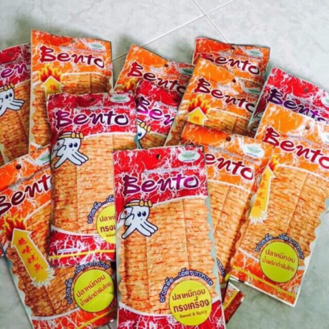 Combo 10 gói mực bento 24g (gói lớn)