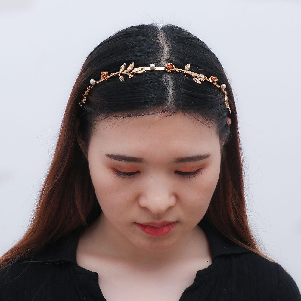 Vương Miện Công Chúa EUCA 1PC|Ngọc Trai Kim Loại|Vương Miện