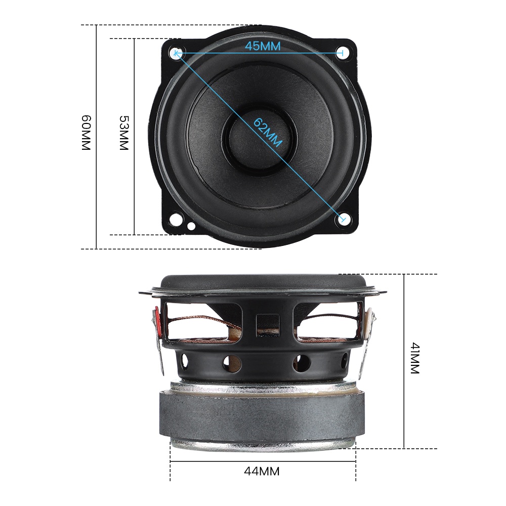 Set 2 Loa Khuếch Đại Âm Thanh 2.25 Inch 4 Ohm 10W Cho Harman Kardon