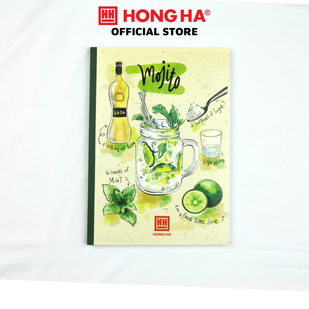 Vở 4 ly ngang 200 trang Cooktail dành cho HS miền Trung - Nam Hồng Hà - 0756