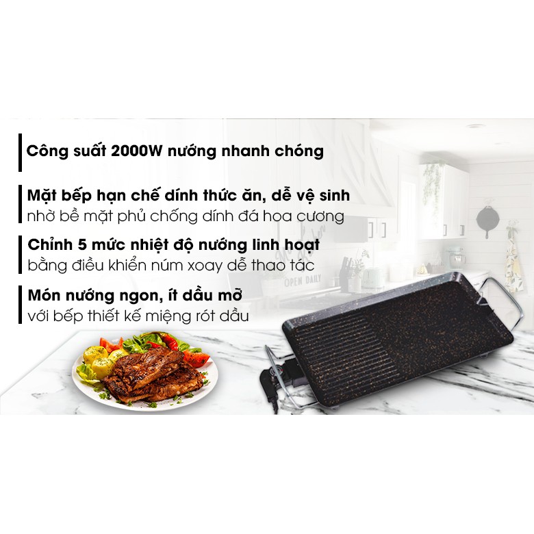 Bếp nướng điện Kangaroo KG 699G 2000 W