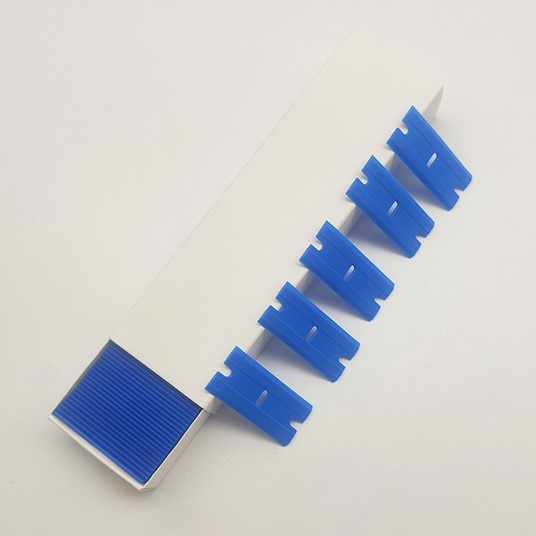 Bộ 5 lưỡi thay thế cho tay cạo băng keo, cạo phim cách nhiệt bằng nhựa