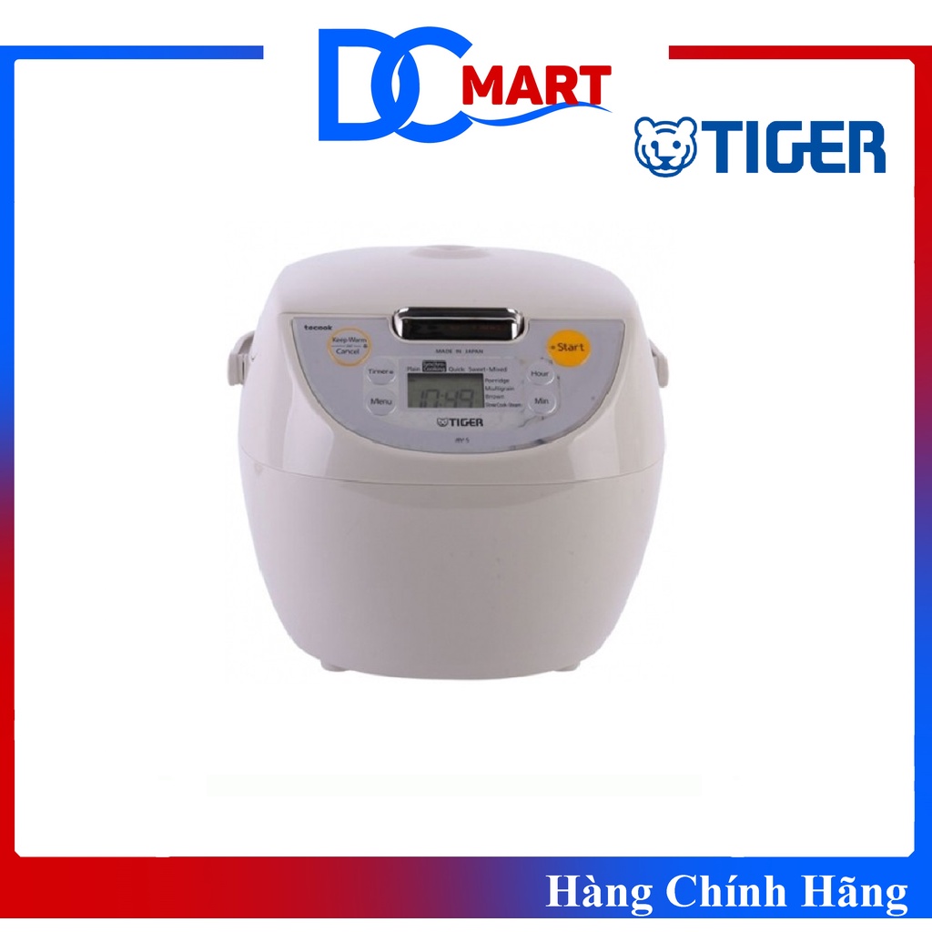 [Mã ELHADEV giảm 4% đơn 300K] Nồi Cơm Điện Tử Tiger 1.0L JBV-S10W