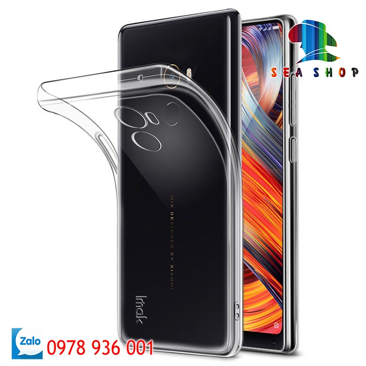 Ốp lưng Xiaomi Mi Mix 2 silicon trong suốt