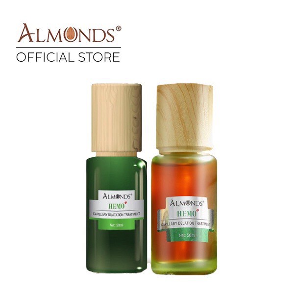 Dung dịch Hemo đào thải corticoid cho da giãn mao mạch, nám máu Almonds