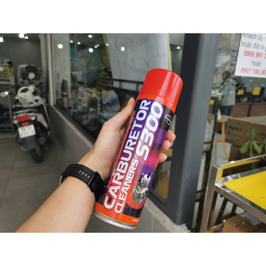 Vệ Sinh Bộ Chế Hòa Khí ,Vệ Sinh Bình Xăng Con SOCARE S300 500ml