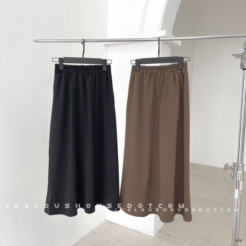 [Mã FADIRECT20 giảm 20K đơn 150K] Chân váy xuông cạp chun chất mịn 5779