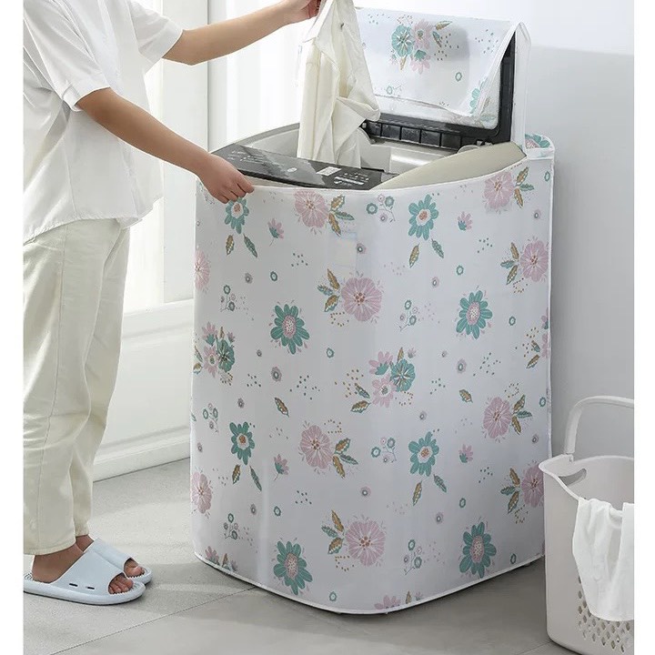 Áo trùm máy giặt cửa ngang cửa trên chống bụi chống nước, vỏ bọc máy giặt 7 8 9 10kg che phủ kín thân máy