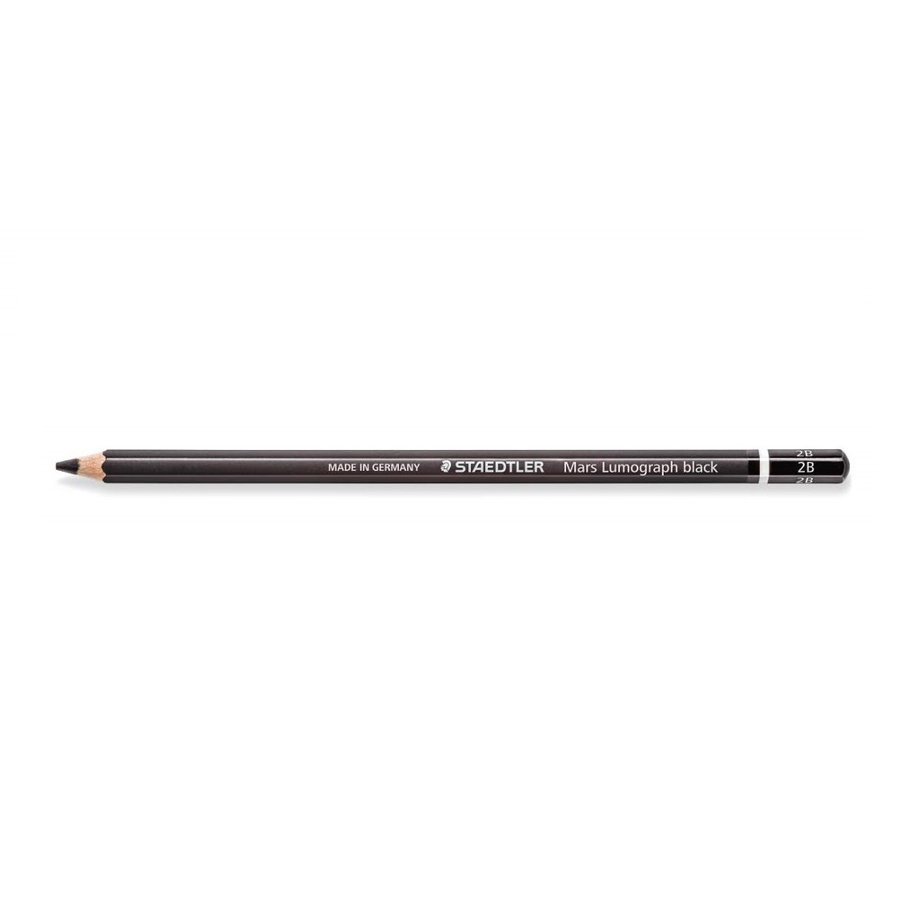 Hộp thiếc 6 bút chì đen phác thảo cao cấp STAEDTLER 100BG6 BLACK (HB,2B,4B,6B,7B,8B)