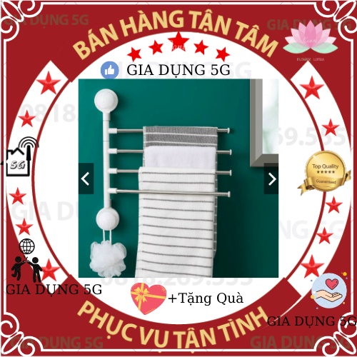 [Lịch Sự Sang Trọng] Giá treo khăn tắm dọc có 3 thanh inox không rỉ, siêu chắc