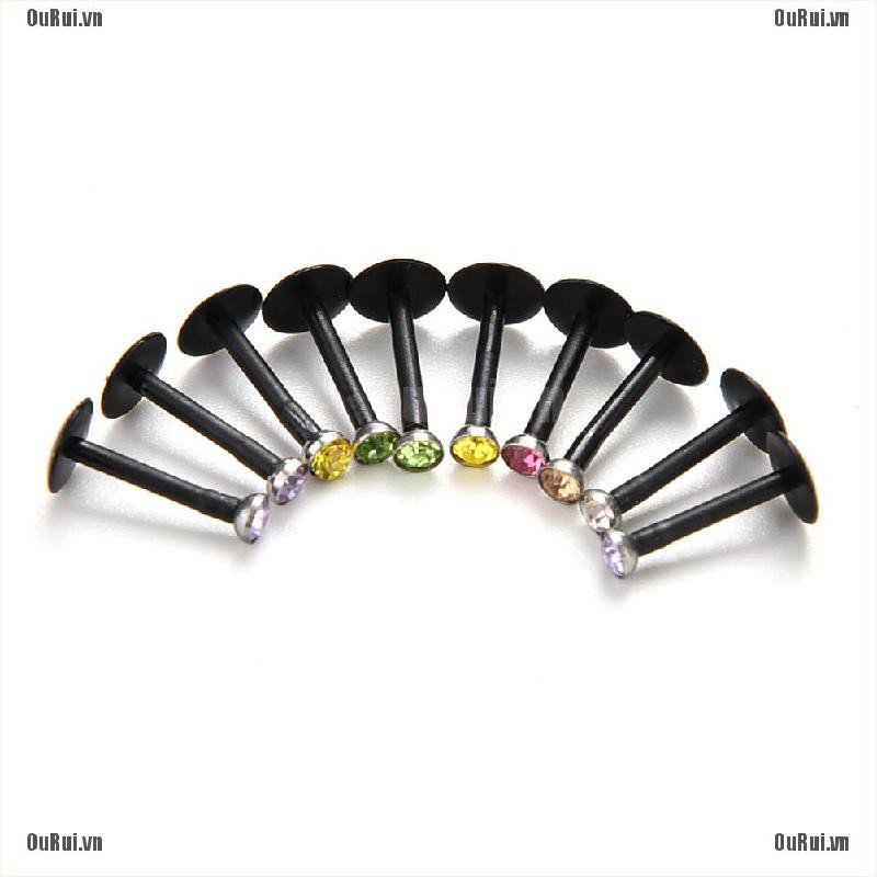 Khuyên Xỏ Môi 10 6mm 8mm 10mm 16g Sang Trọng