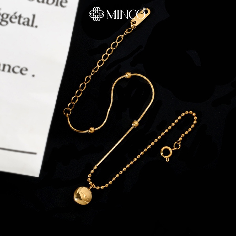 Lắc chân nữ Minco Accessories lucky phụ kiện thời trang đẹp phong cách Hàn Quốc VT22