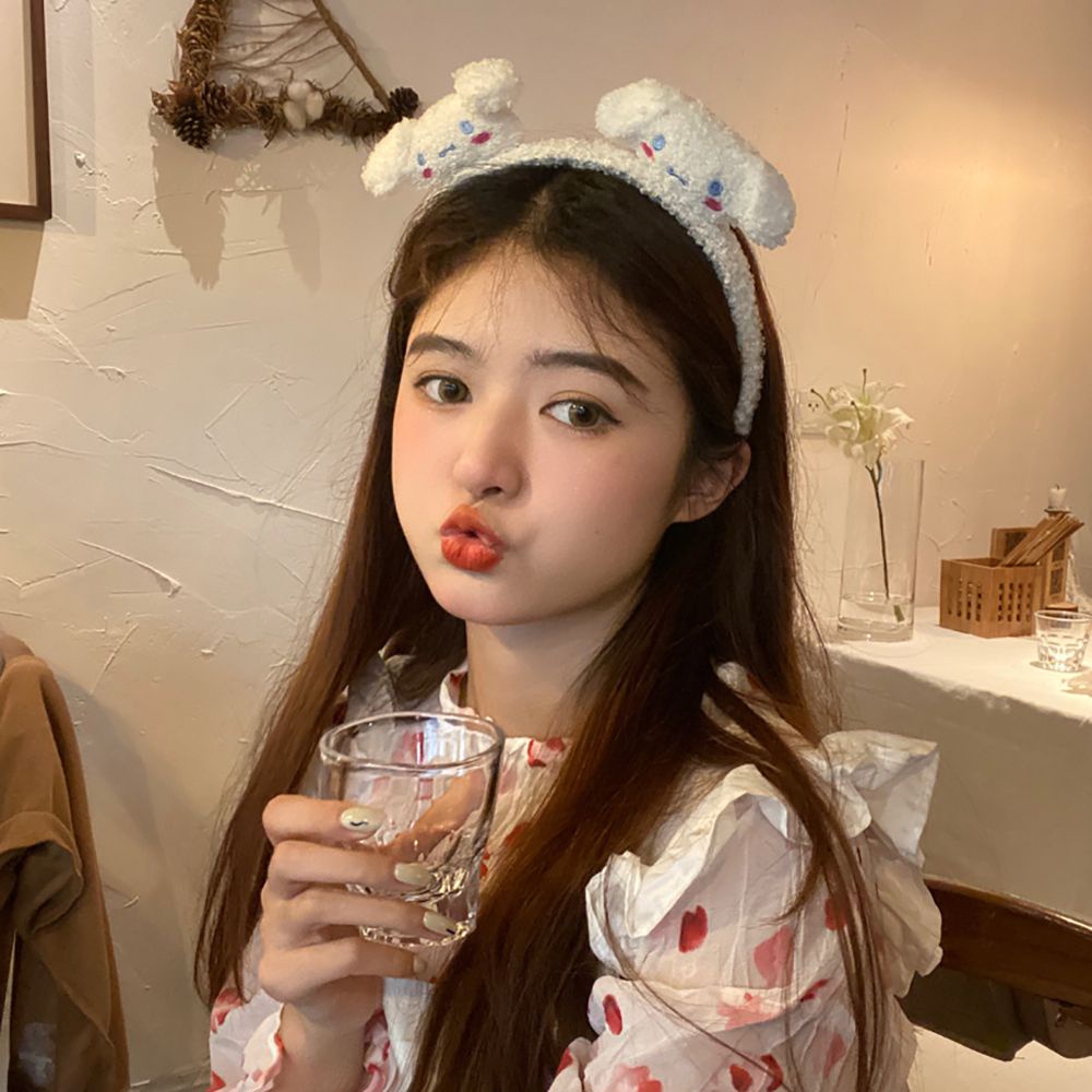 Băng đô hình chú chó hoạt hình dễ thương phong cách Hàn Quốc cho nữ