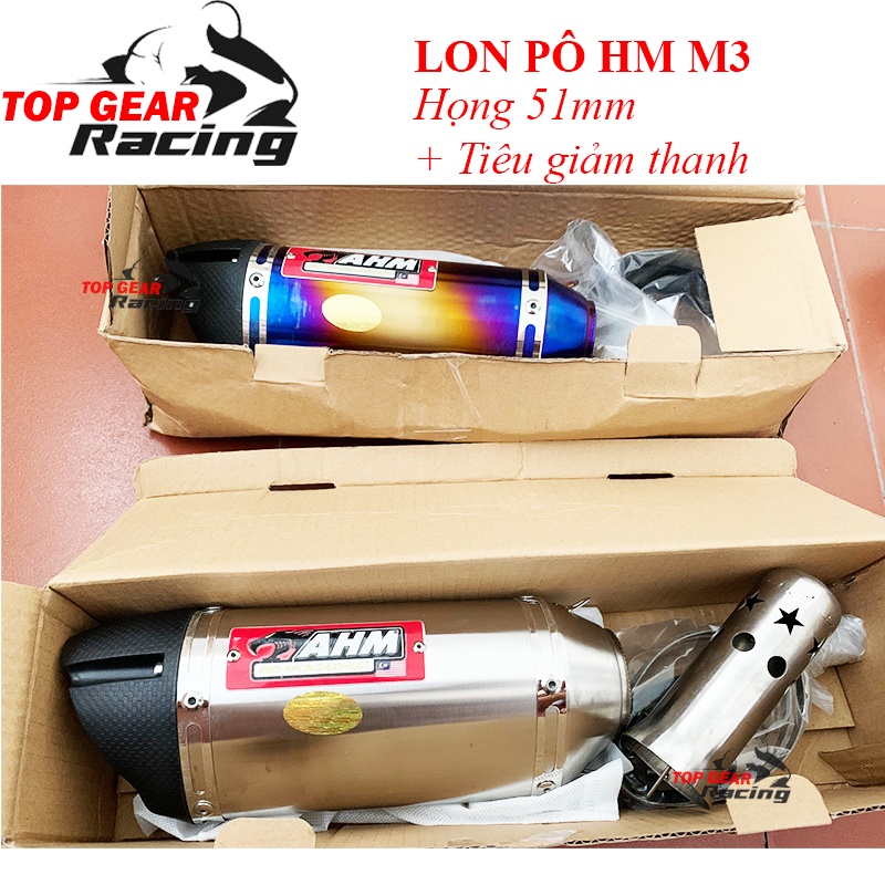 Lon Pô AHM M3 Tặng Tiêu Tổ Ong Và Phụ Kiện &lt;TOPGEAR&gt;