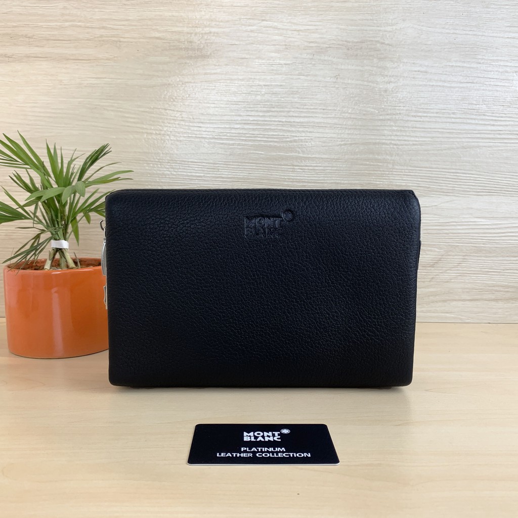 Túi cầm tay MB Soft Grain Clutch with zip chính hãng