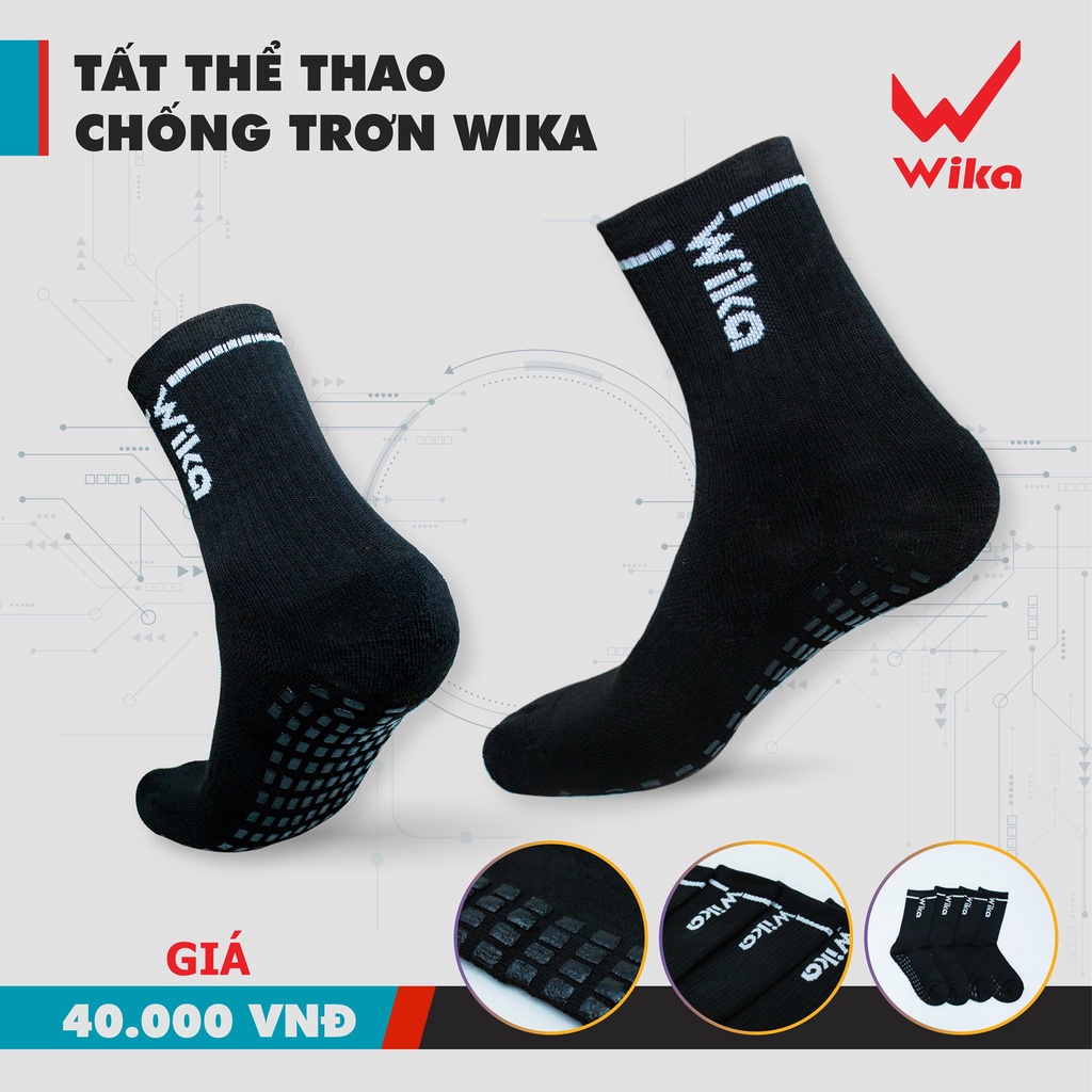 Tất Đá Bóng WIKA - Vớ Đá Bóng WIKA(LOẠI NGẮN) Chống Trơn Trượt [HÀNG VIỆT NAM CHẤT LƯỢNG CAO]