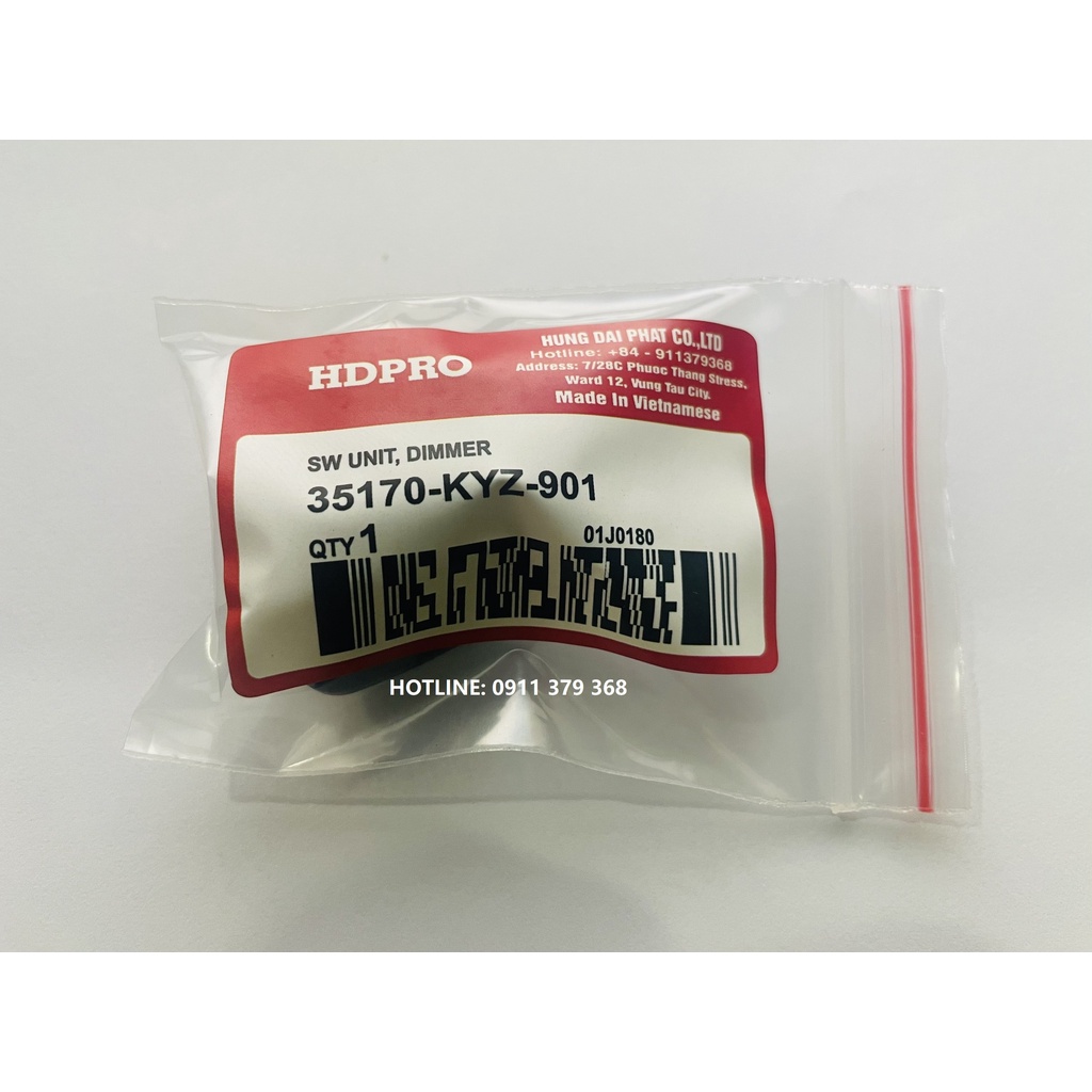 [ HÀNG CHÍNH HÃNG BH 6 tháng ] Nút công tắc tắt đèn xe Honda Vision - Lead - Wave Alpha - Rsx - Blade. BH 6 tháng.