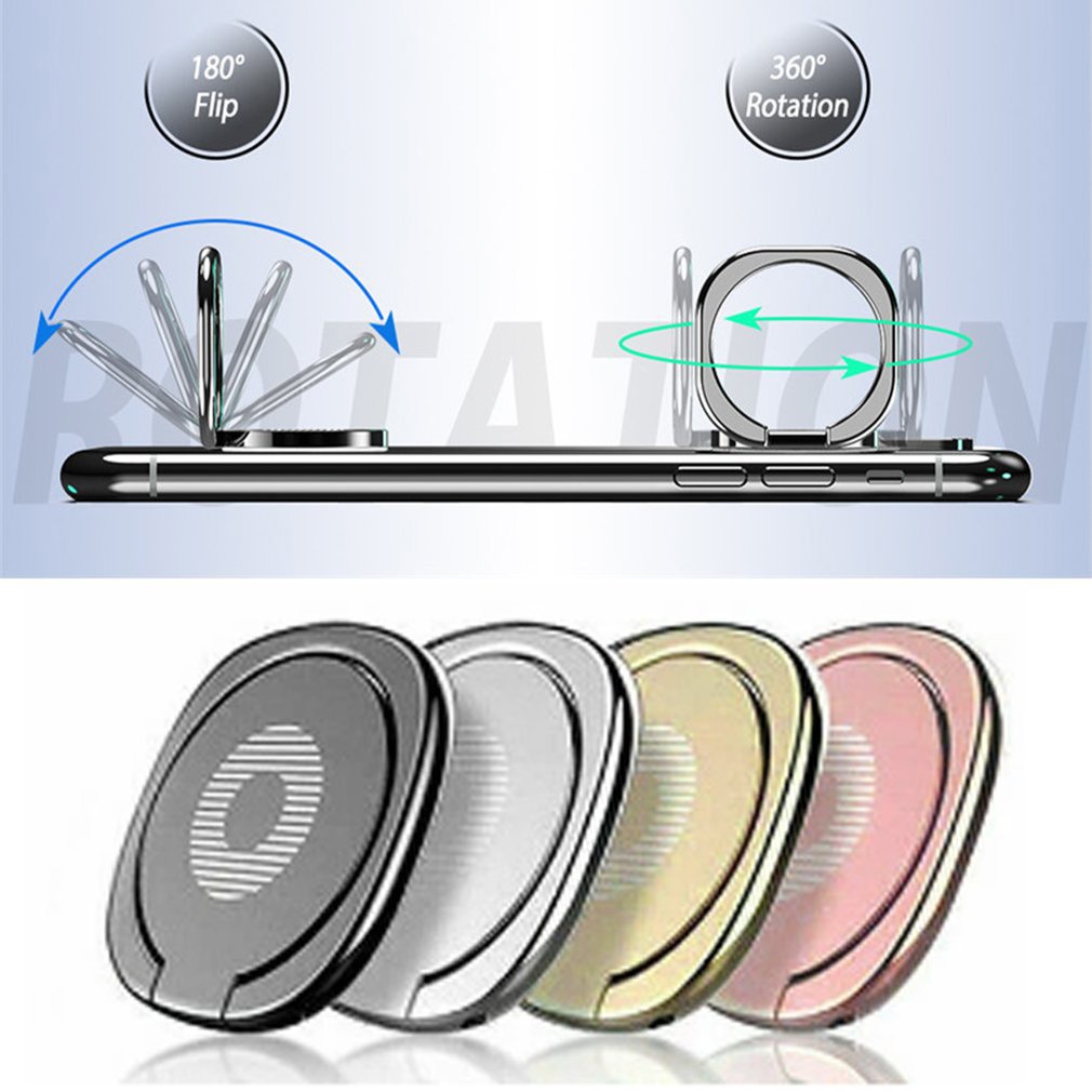 Iring nhẫn điện thoại ring phone hình vuông vân tròn giữa giá đỡ dán lưng điện thoại cầm chắc tay