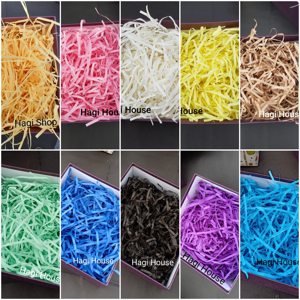 Giấy rơm/ Giấy vụn cắt sẵn lót hộp quà 1kg | BigBuy360 - bigbuy360.vn
